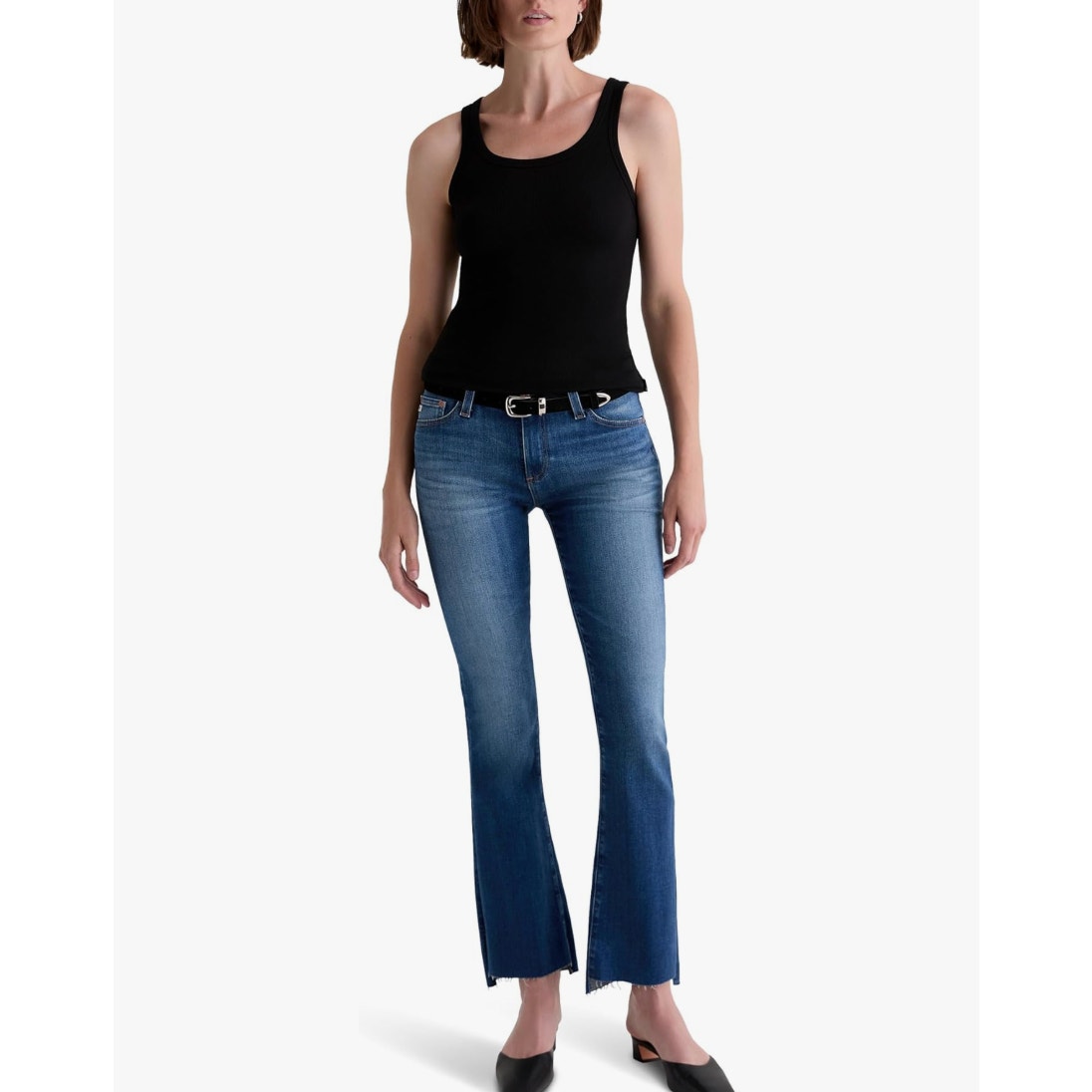 Ag Jeans Angel Low Rise Boot 12 Years Assumption Womens 29 Blue Denim